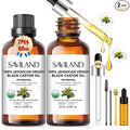 SAVILAND Jamaican Black Castor Oil: 100% Pure, Organic, Unrefined for Hair, Eyebrow, Face, Skin, Body & Home Care