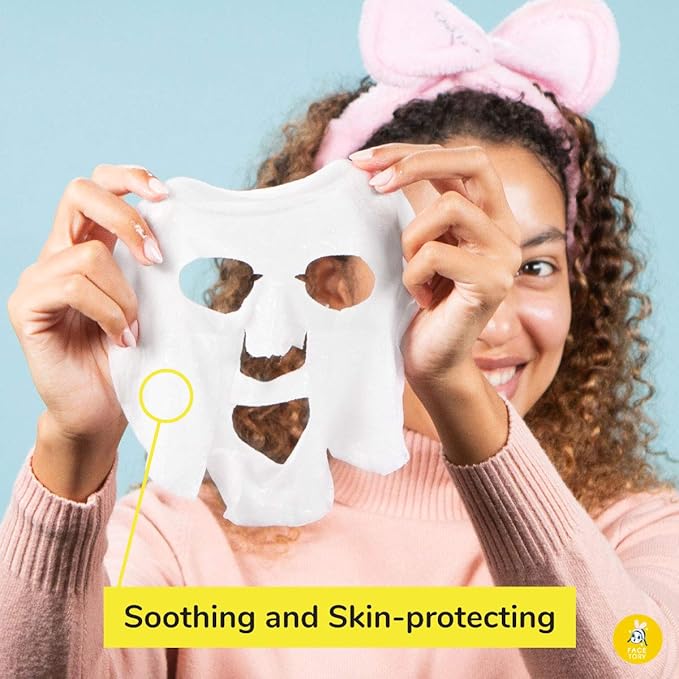 FACETORY K Beauty Face Mask Skin Care - CLASSIC 5 COLLECTION Sheet Mask Set | Natural Premium Korean Face Mask For All Skin Types - No Sulfates No Parabens (5 pc)