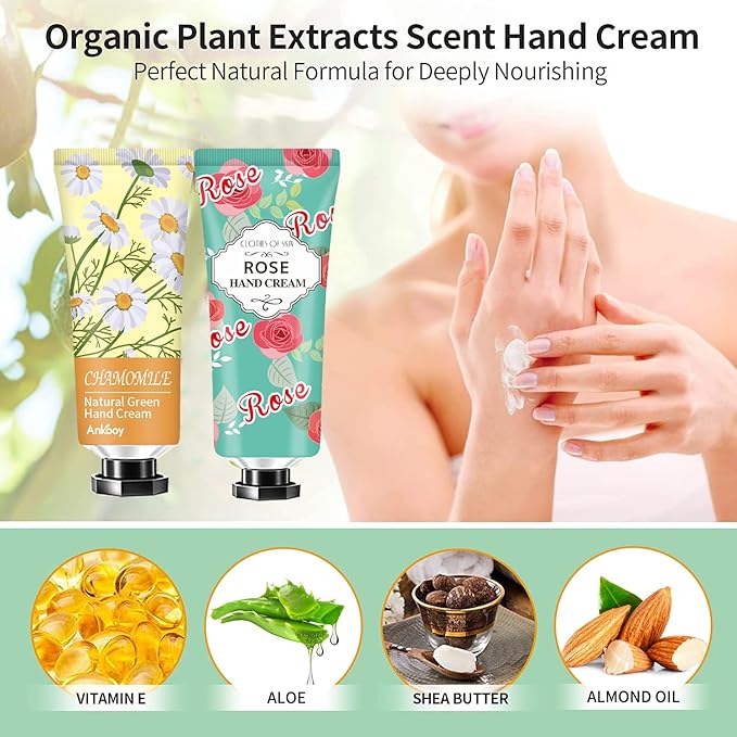 74 Pack Hand Cream Gifts Set Stocking Stuffers for Adults Women,Teacher Appreciation Gifts,Hand Lotion Travel Size in Bulk for Dry Hands,Thank You Gifts,Stocking Stuffers for Adults,Appreciation Gifts