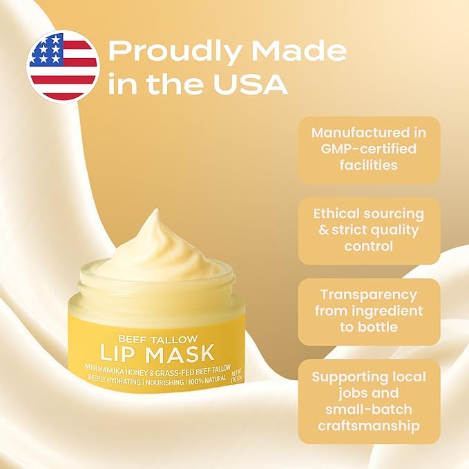 Body Restore Collagen Lip Mask – Mothers Day Gifts for Mom, Hydrating Lip Treatment, Birthday Gifts for Women, Self Care Spa Gifts – Vanilla