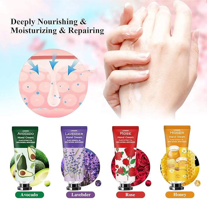 Mothers Day Gifts,20 Pack Hand Cream Gifts Set,Hand Lotion for Dry Hands,Stocking Stuffers for Women,Teacher Appreciation Gifts,Birthday Gifts,Travel Size Hand Lotion,Hand Cream for Women Girls