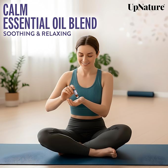 UpNature Self Care Essential Oil Roll On Set (3 Pack) – Gifts for Mom, Relief Relaxation Gifts for Women – Essential Oils Aromatherapy Rollers - Breathe, Beauty & Calm