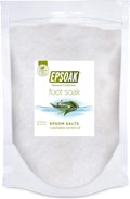 Epsoak Epsom Salt 19 lb. USP Magnesium Sulfate with Tea Tree Scent Resealable Epsom Salt Bag, Made in The USA, Cruelty-Free Certified
