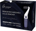 Electric Foot Callus Remover: Own Harmony Professional Feet Care Pedicure Tools, Rechargeable Feet Scrubber Dead Skin, Electronic Foot File Pedi Grinder, Best for Hard, Dry, Cracked Heels (3 Rollers)