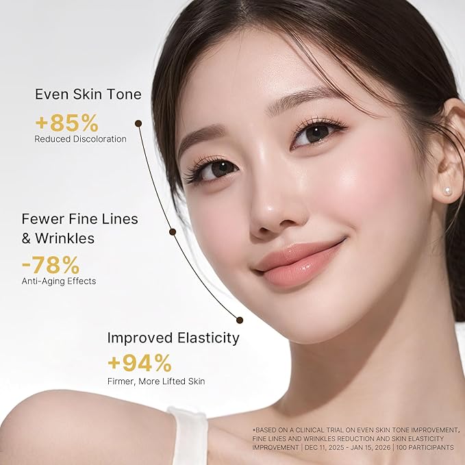 Silk Peptide Lifting Serum, Anti-Aging Hydrating Ampoule, Multi-Peptide Complex, Collagen, Niacinamide, 4D Hyaluronic Acid for Wrinkles, Fine Lines & Radiance