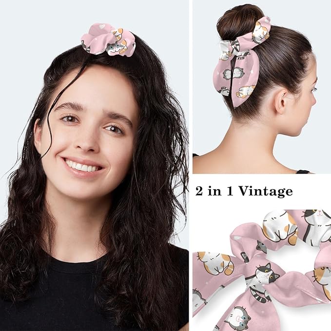 Women's Working Caps with Scrunchies Tarot Pattern Background Lace-Up Hat Unisex Hair Covers One Size