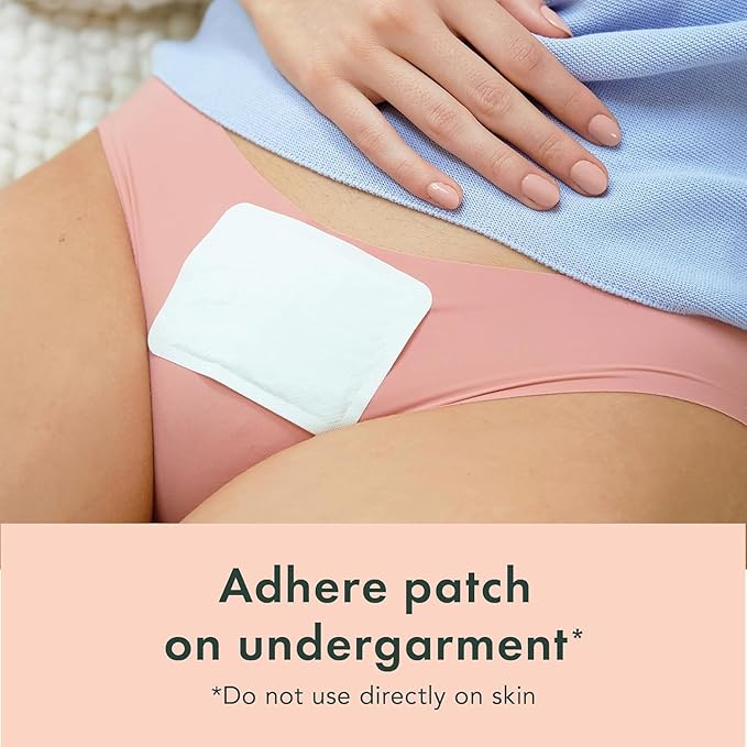 Rael Heating Patches, Herbal Heating Patches - Period Heating Pads for Cramps, Ultra Thin Design, On The Go Size, for All Skin Types (16 Count)