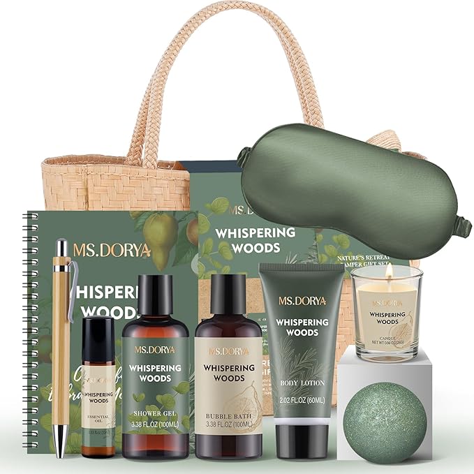 Mothers Day Gift Baskets for Mom Spa Kit for Women 10 Pcs Birthday Gifts Set Home Skin Care Sets for Her Anniversary Mother's Day Gifts for Women Wife Girlfriend Grandma Sister