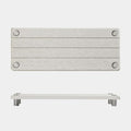 Razborci 2 Pack Fast Drying Water Absorbing Diatomite Stone Mat Tray for Kitchen & Bathroom Counter - Instant Dry Sink Caddy Organizer - Vanity Holder for Soap and Sponge – Beige Gray 10" x 4"