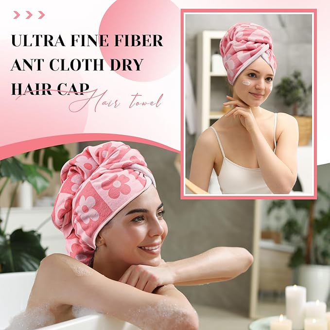 40 x 24 Inches Large Microfiber Hair Towels Quick Dry Hair Towel Wrap for Women, Suitable for Home, Recreation, Beach, Yoga, Gym, Camping, Etc