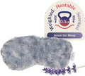warmies Microwavable Eye Mask for Warmth & Comfort - Heating & Cooling Compress for Calming Relaxation - Weighted & Heated Eye Mask with Scented Lavender for Sleeping - Curly Gray