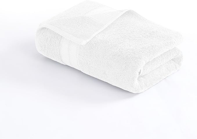 Modern Threads 4-Pack SpunLoft Bath Sheet White 35x66