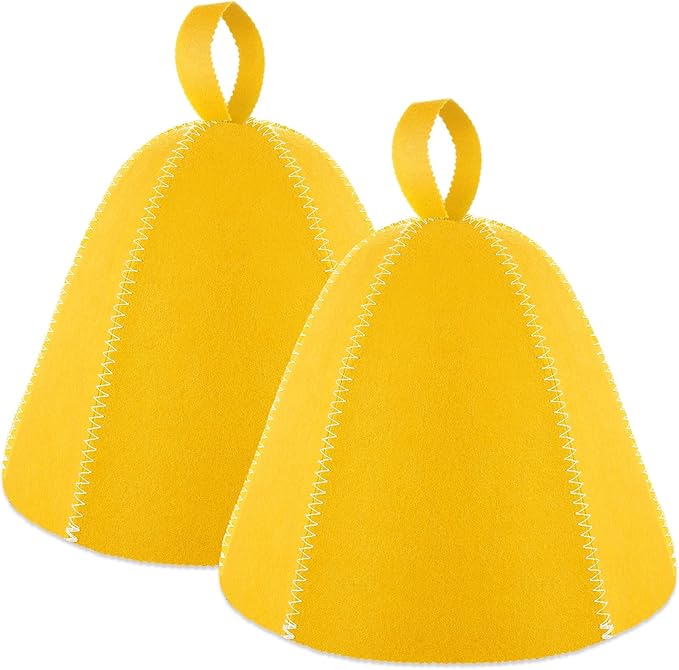 JaGely Sauna Hat for Men Women Sauna Hat Vaporarium Cap Russian Banya Cap for Bath House Accessories