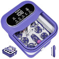 Ranjova Foot Spa Electric Rotary Massage, Collapsible Foot Bath with Heat, Bubble Jets,Temp Control, and 24 Motorized Shiatsu Massage Balls, Pedicure Foot Spa for Feet Relaxation (Blue)