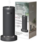 Homedics SereneScent Mini Fabric Rechargeable Waterless Diffuser, Cordless Aromatherapy Device, Use with SereneScent Oil 15ml (Sold Separately), Adjustable Mist Intensity & Ambient Light, Charcoal