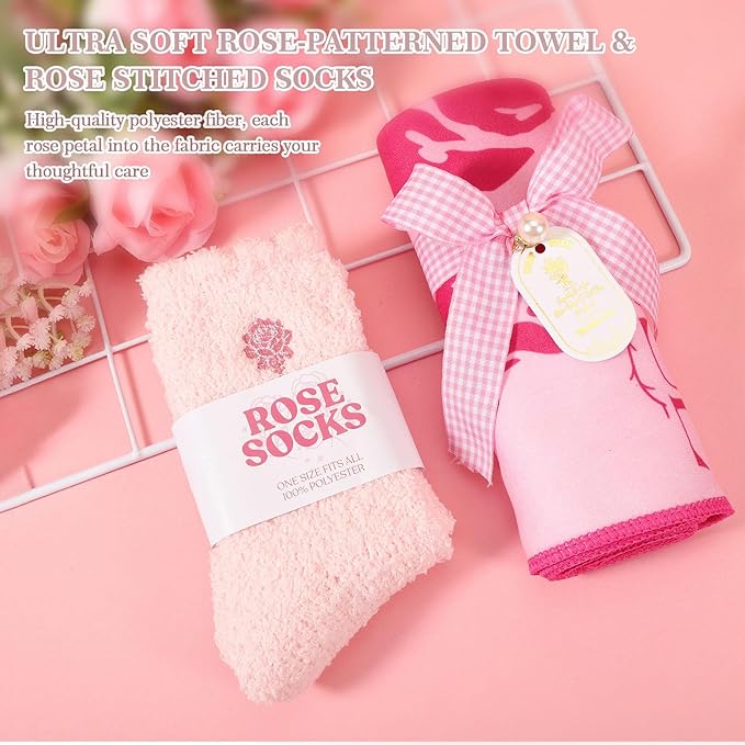 Mothers Day Gifts for Mom Wife Sister Friend - Gift Set for Women Self Care, Pink Birthday Gift Baskets for Women, Relaxation Gifts Spa Gift Basket Self Care Package for Her w/ 40oz Insulated Tumbler