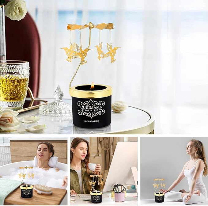 Mothers Day Gifts for Mom, Hummingbird Gifts for Women Friendship, Funny Birthday Gift for Mom Grandma, Lavender Scented Candle Presents for Sister Friends, Mothers Day Gift Ideas for Mama from Son