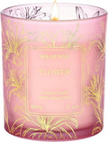 M&SENSE Floral Natural Soy Scented Candle, 7.8oz 42H Non-Toxic Aromatherapy Candle for Stress Relief, Romantic Perfect for Moms