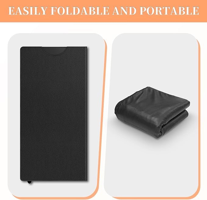 Gollense Sauna Blanket Portable Saunas for Home Dry Sauna Bag Waterproof PU Leather, 60℉-175℉, 1-99 Min Timer, 6ft x 3ft, Black