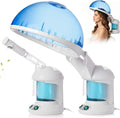 ZENY 3-in-1 Portable Facial Steamer and Hair Steamer, Humidifier, Nano Ionic Face Steamer for Acne Blackhead, Unclogs Pores, Spa Quality