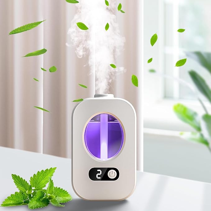 Wireless Aromatherapy Diffuser,Home Automated Diffuser,Hotel Sprayer Toilet Deodorizer,Freshener Perfumed 50ml,for Home Large Room Bathroom