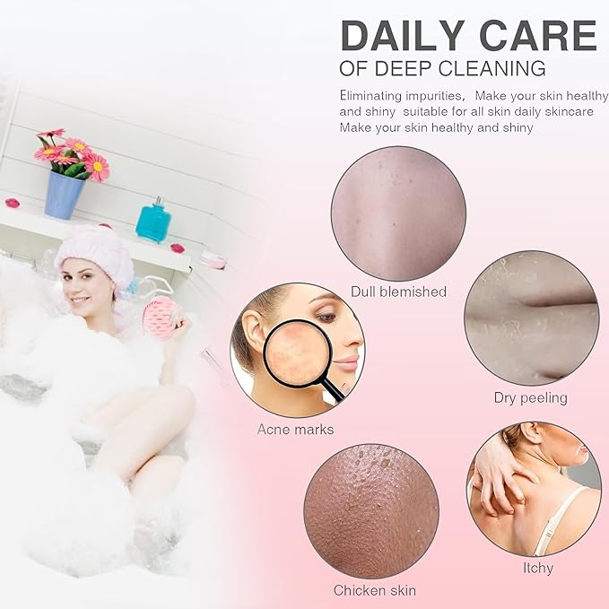 Bath Sponge for Kids Cute Loofah Sponge Reusable Body Sponge Exfoliating Bath Sponges for Women Children Soft Washing Shower Scrubber 2 Pcs