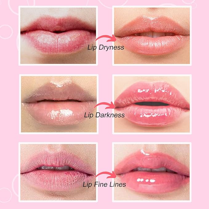 30 pieces of Moisturizing Collagen Crystal Lip Mask - Anti-Ageing & Anti Chapped, Reduce lip Wrinkles, Fade Lip Color, Make Skin Smooth (Gold)