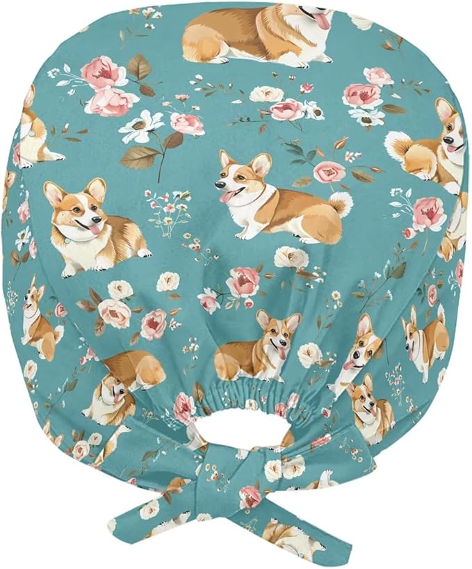 JoyLamoria Novelty Printed Cap with Sweatband Women Men Adjustable Tie Back Hats for Paiting