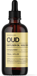 Oud Diffuser Oil, Niche Scent, Luxury Chinese Pepper, Rosewood, Cardamom, Vetiver, Oud, Tonka Bean, Musk Essential Oils Blend for Ultrasonic Diffuser Scent Projects(4 oz/118mL)…