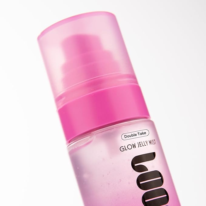 LOOPS Beauty Double Take Korean Jelly Mist – Radiance-Boosting Facial Spray with Sunflower Seed Oil and Hyalurosmooth – Hydrating & Pore-Refining Micro-Gel Mist for a Dewy Glow – 1.7 fl oz
