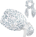 Scrub Cap with Hair Scrunchy, Ponytail Holder Surgical Cap