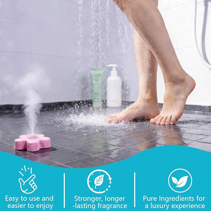 Aromatherapy Shower Steamers, Essential Oils Shower Tablets, Shower Melts, 15-Pack, 8 Assorted Scents, Mothers Day Gifts, Stocking Stuffers, Self Care Gift for Women, Mom, Her