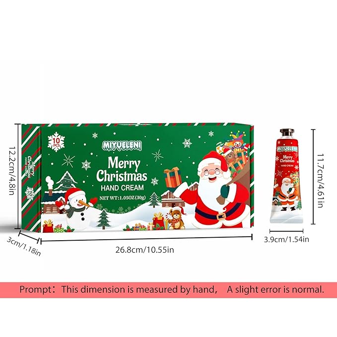 10 Pack Christmas Hand Lotion Gifts Set,Easter Basket Stuffers,Moisturizing Hand Cream for Women, Mini Travel Size Holiday Gifts, Mothers Day Gifts, Bulk Gifts Appreciation 30ml