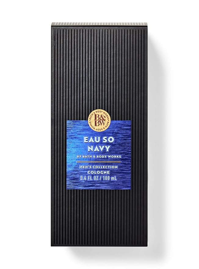 Bath and Body Works Men's Cologne Fragrance 3.4 Ounces Spray (Eau So Navy)