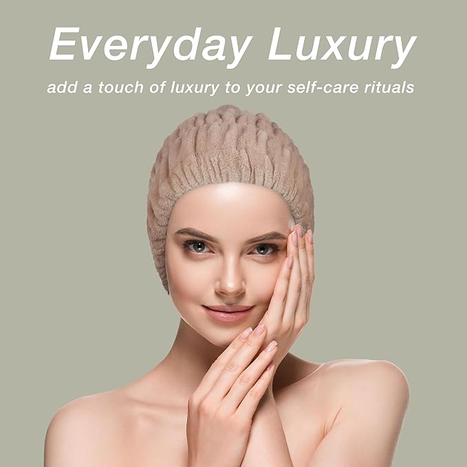 Expressions Extra Wide Spa Headwrap - 1pc Extra Comfort Spa Hair Band, Tan, Microfiber, Hairband, Women - Adult
