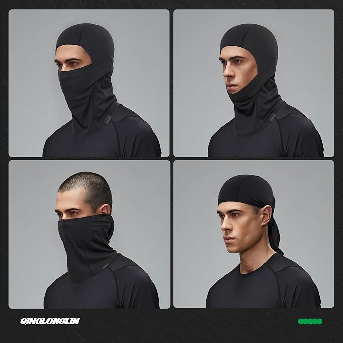 Balaclava Ski Mask 3 Pieces Full Face Cover for Men and Women Breathable Full Face Mask for Skiing Outdoor Sports