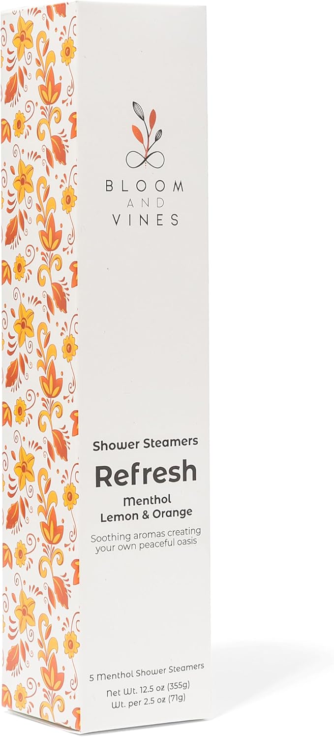 Shower Steamers, Refresh - Menthol Lemon & Orange