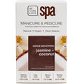 BCL Spa Jasmine + Coconut Professional Pedicure Kit Foot Spa Set – Exfoliate, Hydrate & Refresh Skin | Dead Sea Salt Soak, Sugar Scrub, Moisture Mask & Massage Cream | Professional & Home Uses