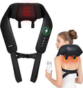 Joyset Neck Massager with Heat, Cordless Shiatsu Neck Massager for Pain Relief Deep Tissue, 6D Kneading Shiatsu Shoulder Massager for Mother's Day, Dad Mom and Friend