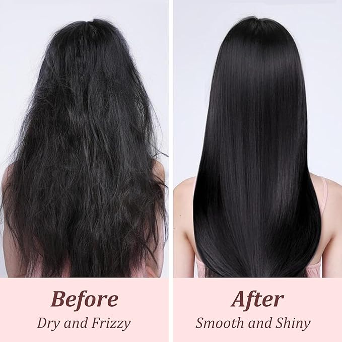 Tgideas Smooth Hydrating Hair Mask， Strengthening Shampoo ， For Dry Damaged Hair, Deep Conditioning Treatment Keratin Hair Mask,Repairs & Strengthens All Hair Types