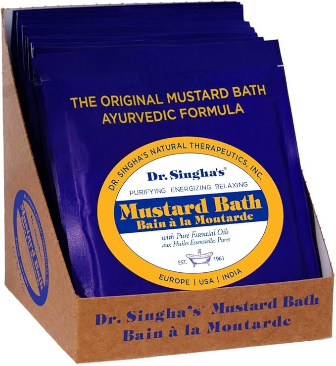 Dr. Singha's Mustard Bath, Therapeutic Bath Salts (2 oz (14 Pack))