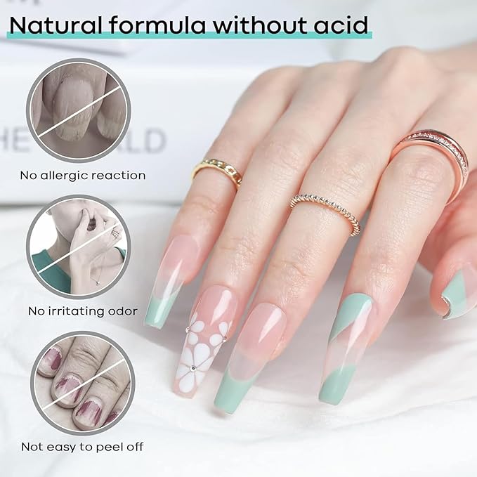 modelones Nail Dehydrator, 15 ml Acid Free Nail Prep Dehydrator for Acrylic Nails and Gel Nail Polish, Hema-Free Primer Bonder