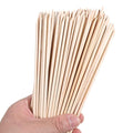 100 PCS 7 Inches Wood Double Heads Cuticle Pusher Stick, Extra Long Orange Wood Sticks for Nails Stick Manicure Pedicure Tool Nail Cuticle Remover and Cleaning Tool Set for Home and Salon