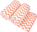 JML Microfiber Bath Towels, Bath Towel 2 Pack(30" x 60"), Oversized, Soft, Super Absorbent and Fast Drying, Multipurpose Use for Sports, Fitness, Yoga, Chevron Red