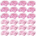 WILLBOND 24 Pieces Spa Headband Bulk Skincare Headbands Face Wash Makeup Hairband Bow Facial Washing Face Head Wraps Adjustable Soft Flannel Towel for Women Shower (Sweet)