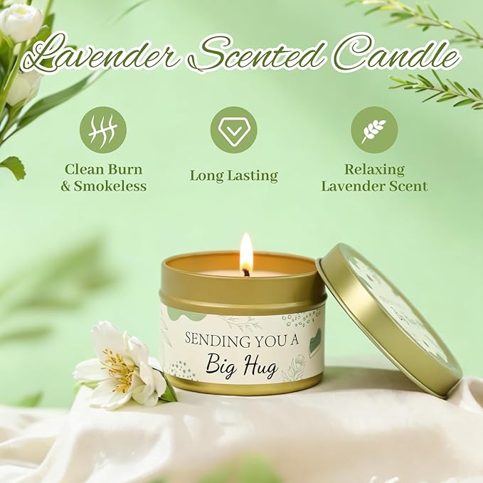 Gift Baskets for Women, Birthday Gifts for Women, Get Well Relaxing Spa Care Package, Best Friend Sympathy Inspirational Thinking of You Gift Set for Her Mom Wife Girlfriend Sister