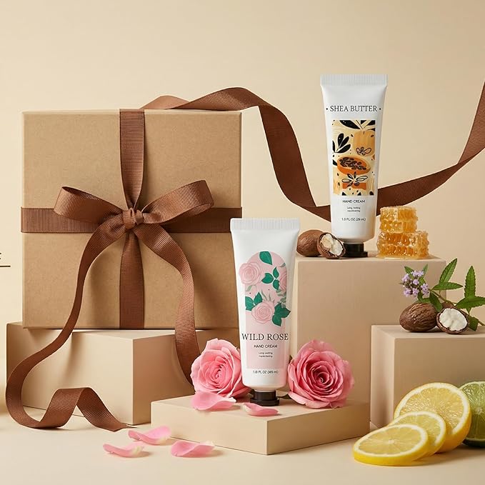 spa luxetique 50 Pack Hand Cream for Dry Cracked Hands,Mini Hand Lotion Travel Size for Women,Small Bridesmaid Proposal Gifts,Bulk Teacher Appreciation Gift Set,Bachelorette Party Favors