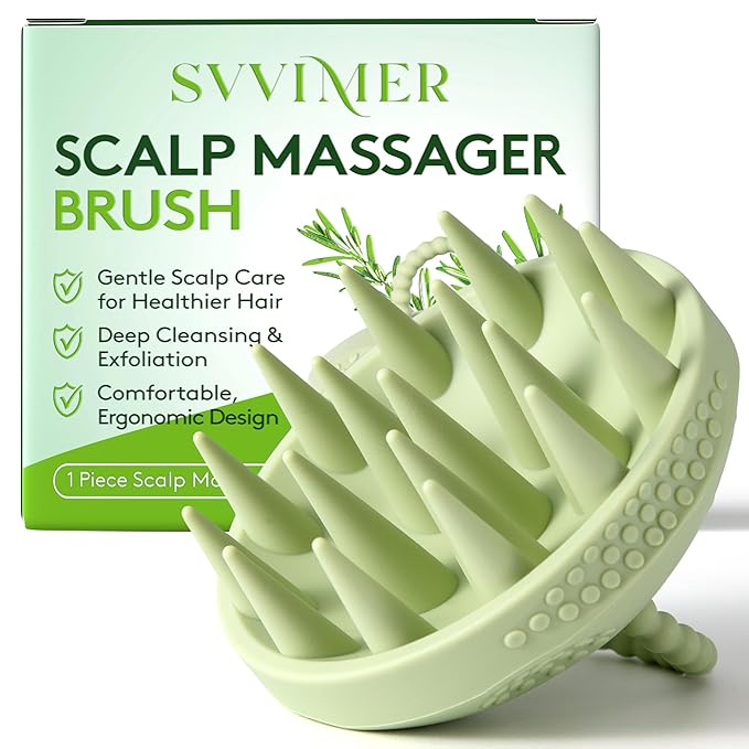 Svvimer Scalp Care Essentials – Scalp Scrub and Scalp Massager Brush Options (Scalp Massager Brush)