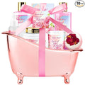 Mothers Day Gifts for Women,Bath Kit Rose Bath and Body Gift, Facial Skin Care Set, Self Care Pampering Kit, Home Spa, Birthday, Mother Day, Bridal Shower, Bath Kit Christmas Gifts for Women