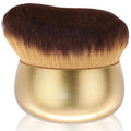 Extra Large Body Makeup Brush For Self Tanner, Leg Makeup &Bronzer Blend,75 mm Wide-headed Kabuki Brush Provides More Even& Pretty Application, Sunscreen Face&Back Makeup Brush, Wet&Dry Use- Gold